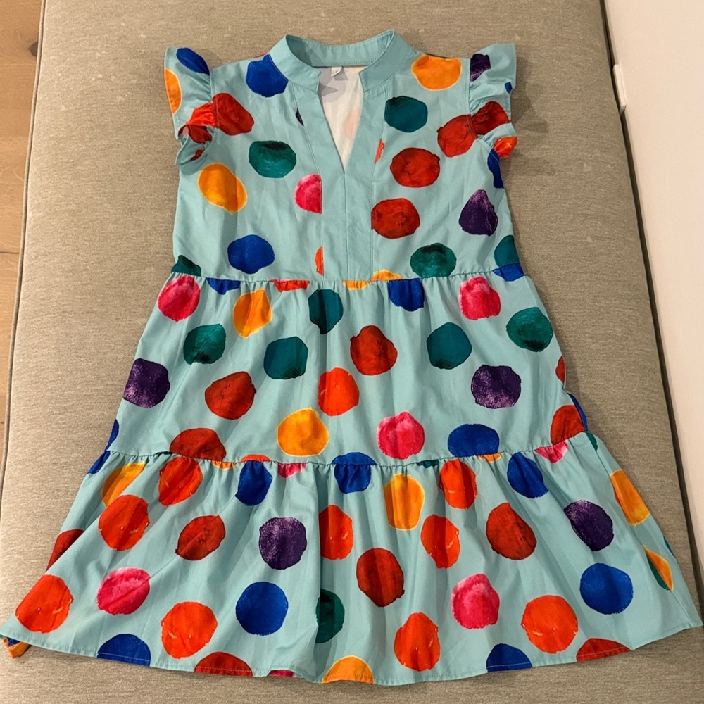 Colorful polkadot dress size Small